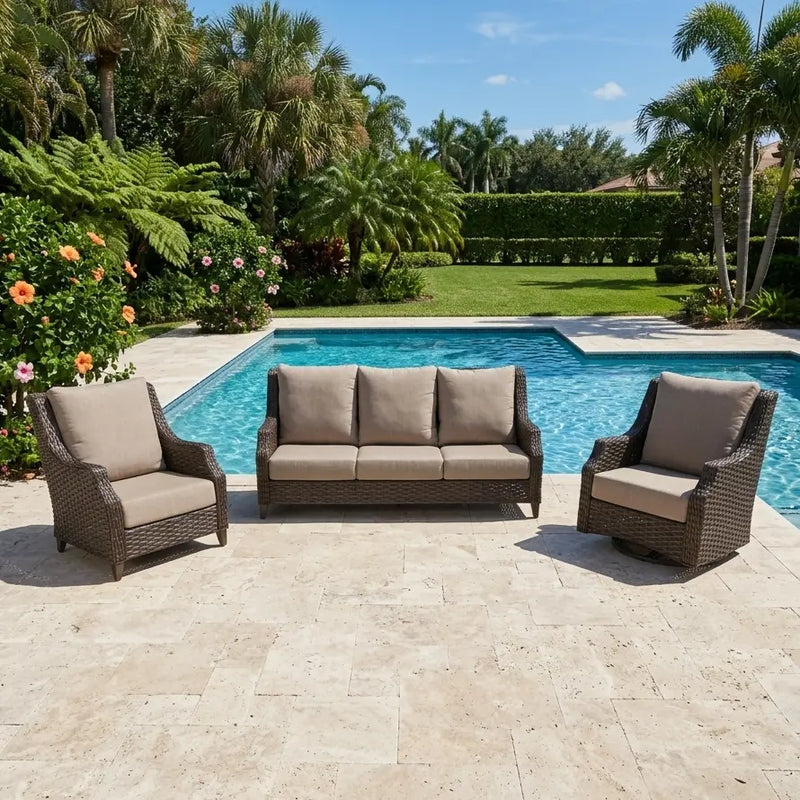 Aruba XL 3 Piece Sofa Group - The Great Escape