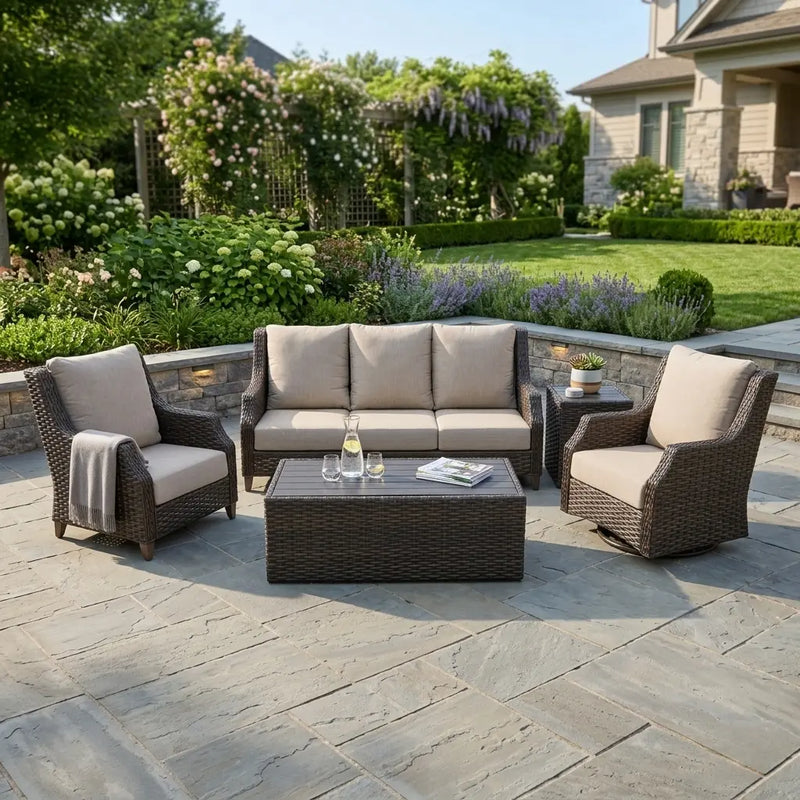 Aruba XL 5 Piece Sofa Chat Group - The Great Escape