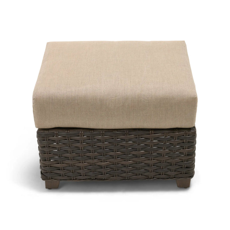 Aruba XL Deep Seat Cushioned Woven Ottoman - The Great Escape