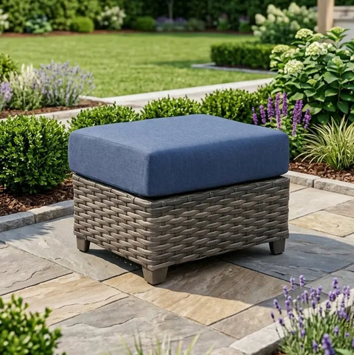 Aurora XL Deep Seat Cushioned Woven Ottoman - The Great Escape
