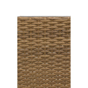 Benson 24" Square Driftwood Woven Poly Top Side Table - The Great Escape