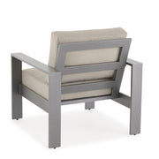 Newport Grey Lounge Chair in Spectrum Dove - The Great Escape