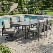 Newport Grey 7 Piece Dining Group in Spectrum Dove - The Great Escape