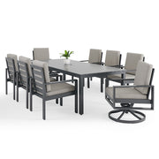 Newport Grey 9 Piece Dining Group in Spectrum Dove - The Great Escape