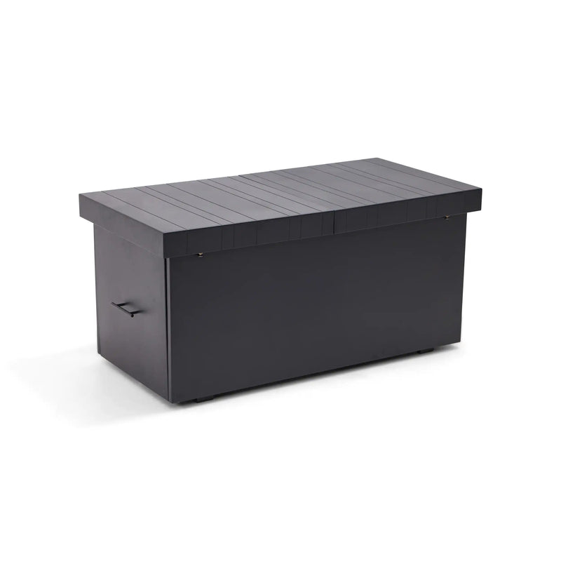 24"x58" Rectangle Black Firepit/Coffee Table - The Great Escape
