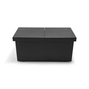 24"x58" Rectangle Brown Firepit/Coffee Table - The Great Escape