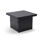 34" Square Black Firepit/Coffee Table - The Great Escape
