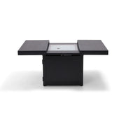 34" Square Black Firepit/Coffee Table - The Great Escape
