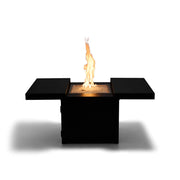 34" Square Black Firepit/Coffee Table - The Great Escape