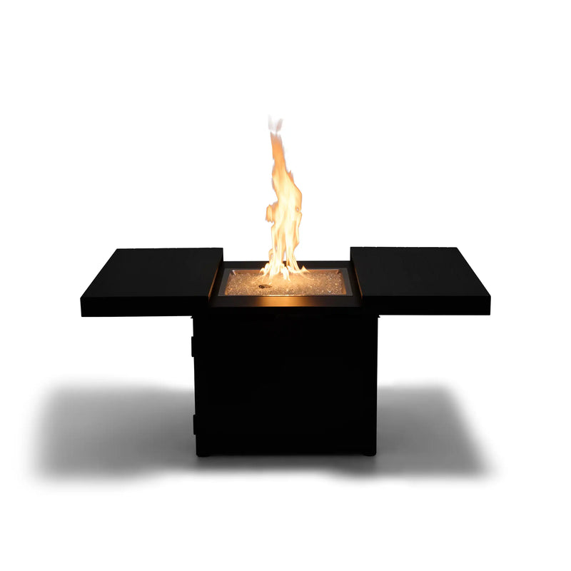 34" Square Black Firepit/Coffee Table - The Great Escape