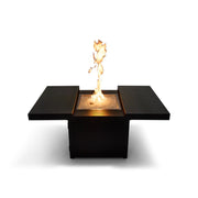 34" Square Black Firepit/Coffee Table - The Great Escape