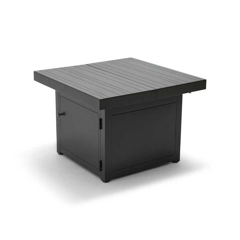 34" Square Brown Firepit/Coffee Table - The Great Escape