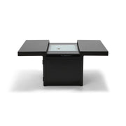 34" Square Brown Firepit/Coffee Table - The Great Escape