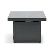 34" Square Charcoal Firepit/Coffee Table - The Great Escape