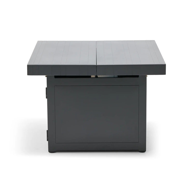 34" Square Charcoal Firepit/Coffee Table - The Great Escape