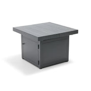 34" Square Charcoal Firepit/Coffee Table - The Great Escape