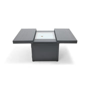 34" Square Charcoal Firepit/Coffee Table - The Great Escape