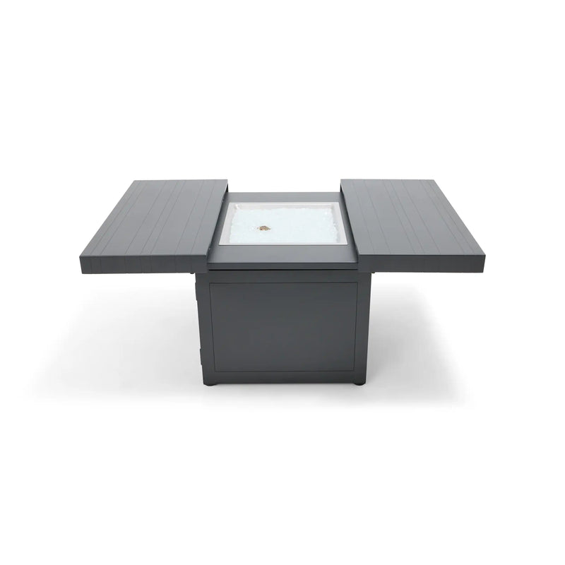 34" Square Charcoal Firepit/Coffee Table - The Great Escape