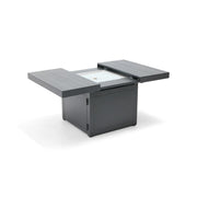 34" Square Charcoal Firepit/Coffee Table - The Great Escape