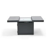 34" Square Charcoal Firepit/Coffee Table - The Great Escape