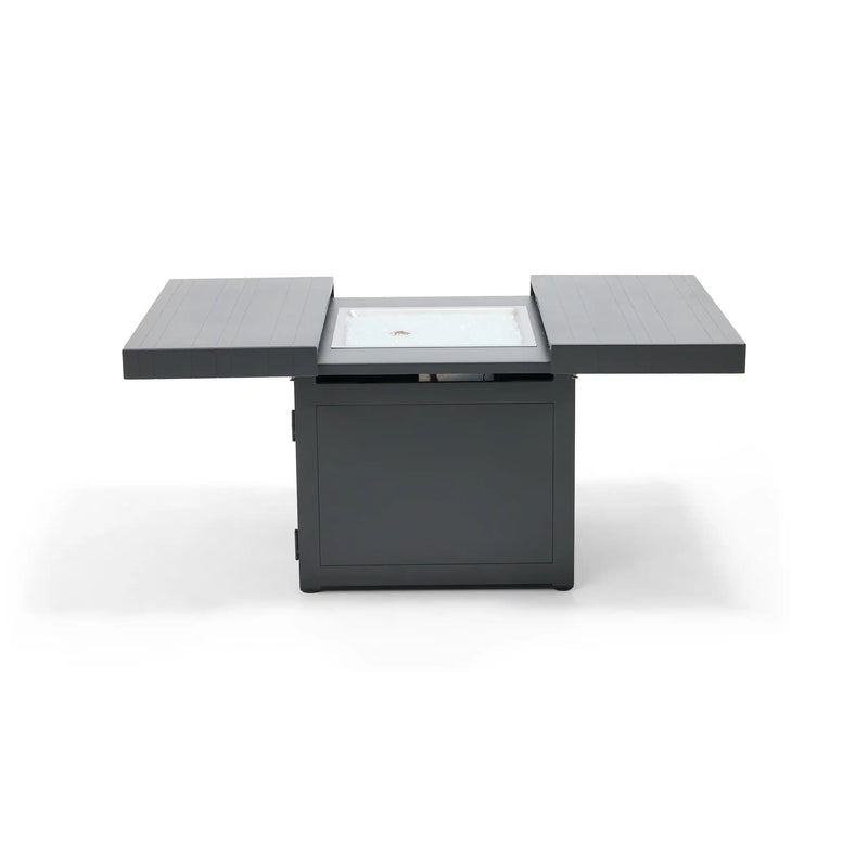 34" Square Charcoal Firepit/Coffee Table - The Great Escape