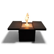 34" Square Concrete Black Firepit/Coffee Table - The Great Escape