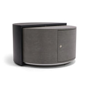 44" Round Concrete Black Modern Firepit/Coffee Table - The Great Escape
