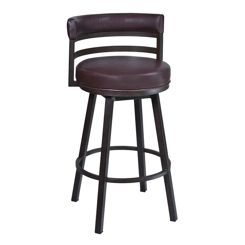 Destin Swivel 26" Counter Stool - AB/Brown - The Great Escape