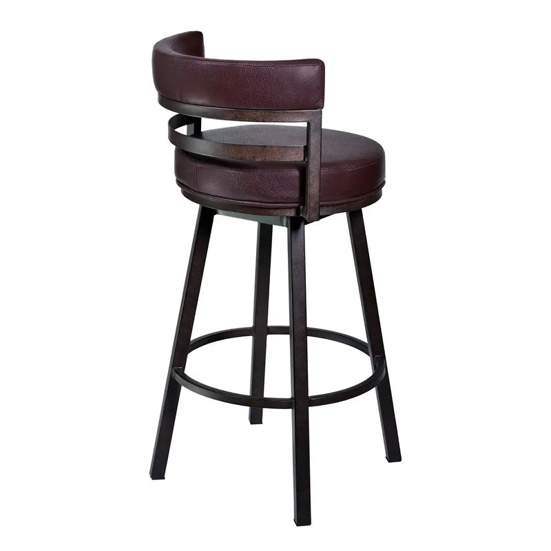Destin Swivel 26" Counter Stool - AB/Brown - The Great Escape