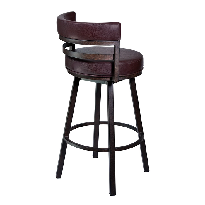 Destin Swivel 30" Barstool - AB/Brown