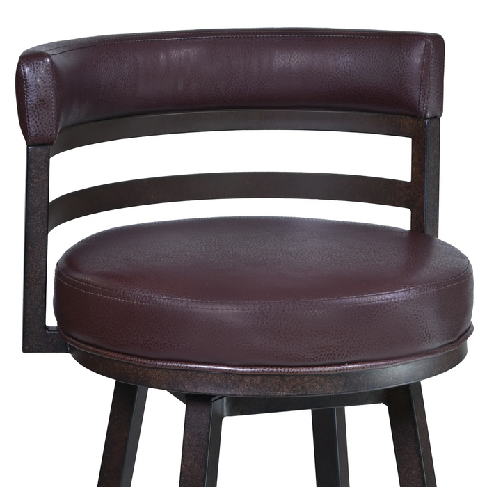 Destin Swivel 30" Barstool - AB/Brown