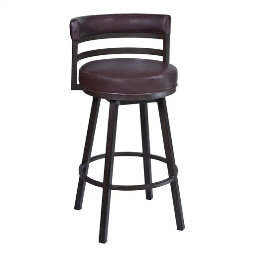Destin Swivel 26" Counter Stool - AB/Brown - The Great Escape