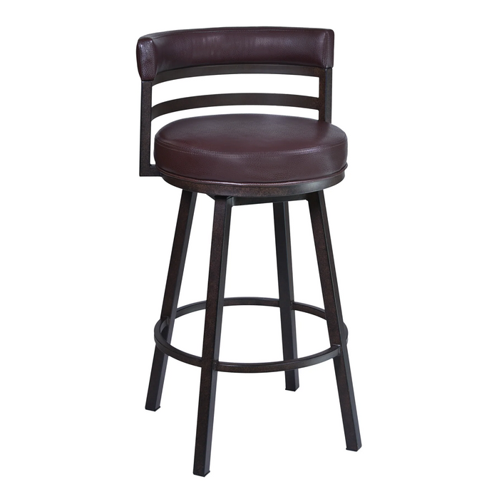 Destin Swivel 30" Barstool - AB/Brown