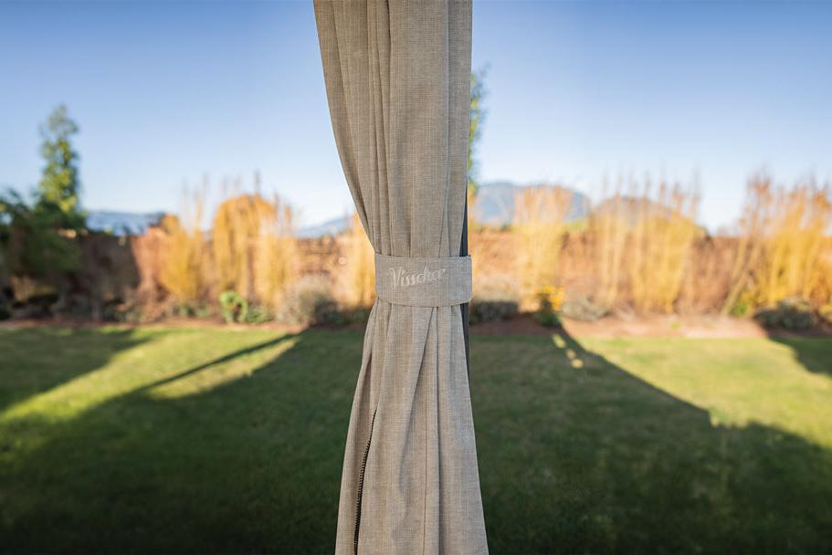 11'x11' Savannah W/ Privacy Drapes & Screens — The Great Escape