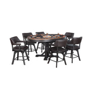 Picture of Arlington 7PC Extending Oval Poker Table Set