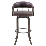 Eastpoint Swivel 26" Counter Stool - Auburn/Brown - The Great Escape
