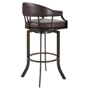 Eastpoint Swivel 26" Counter Stool - Auburn/Brown - The Great Escape