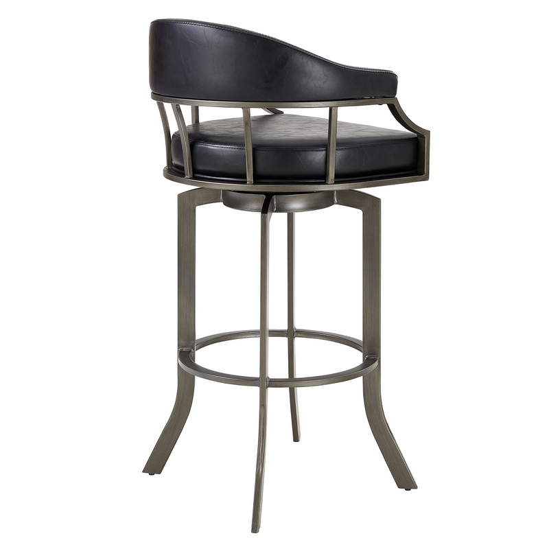 Eastpoint Swivel 26" Counter Stool - Mineral/Black - The Great Escape