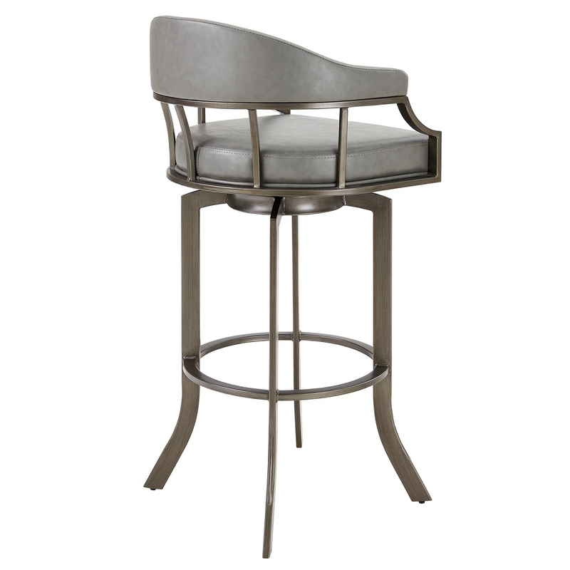Eastpoint Swivel Stool - Grey - The Great Escape