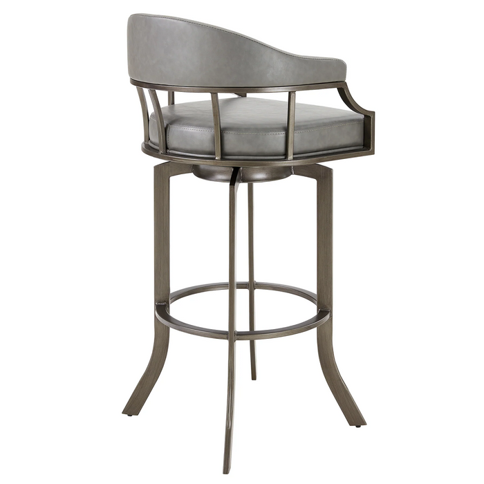 Eastpoint Swivel 30" Barstool - Grey