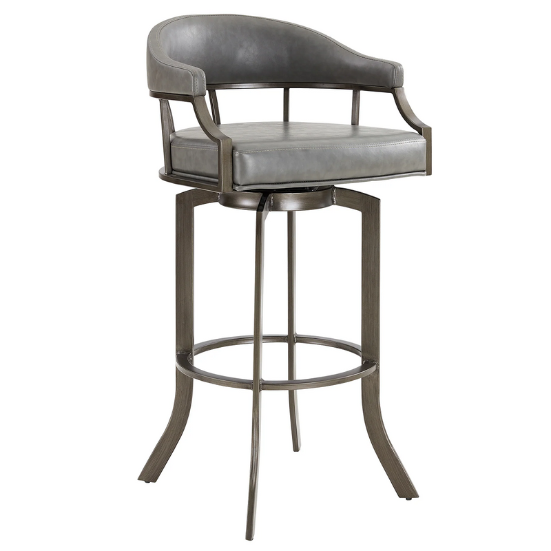 Eastpoint Swivel Stool - Grey - The Great Escape