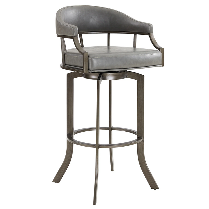 Eastpoint Swivel 30" Barstool - Grey