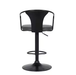 Eli Black/Grey 26"-30" Adjustable Stool - The Great Escape