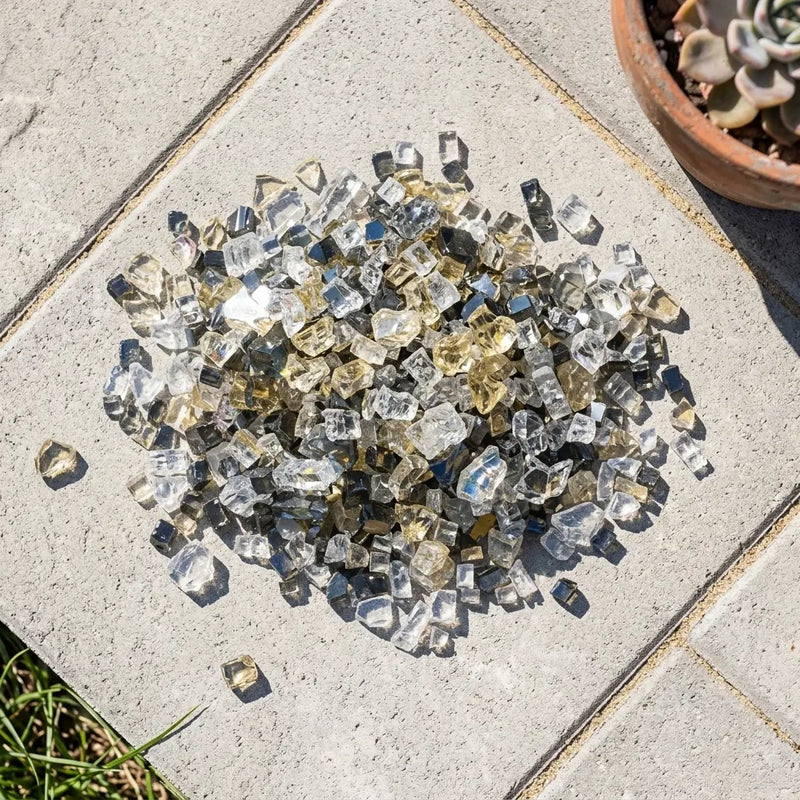 Las Vegas 10 lbs. Reflective Fire Glass 1/4" - The Great Escape