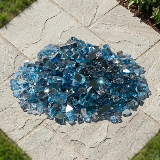 Maui Breeze 10 lbs. Reflective Fire Glass 1/4" - The Great Escape