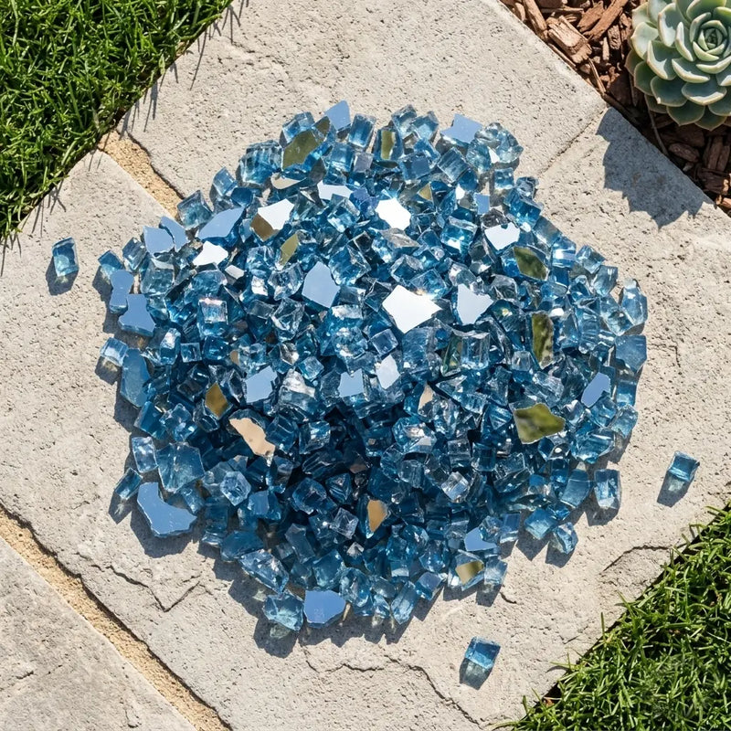Pacific Blue Fire Glass - The Great Escape