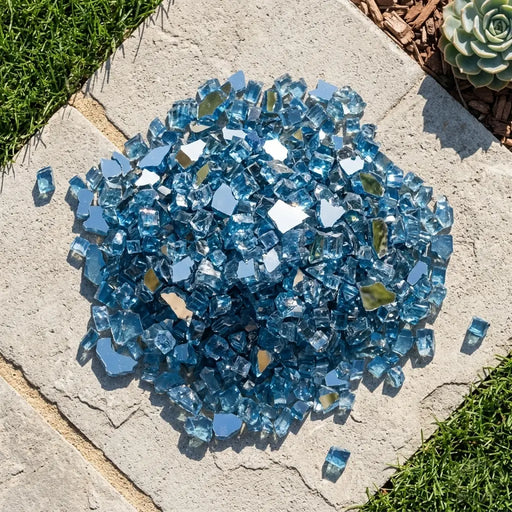 Pacific Blue Fire Glass - The Great Escape