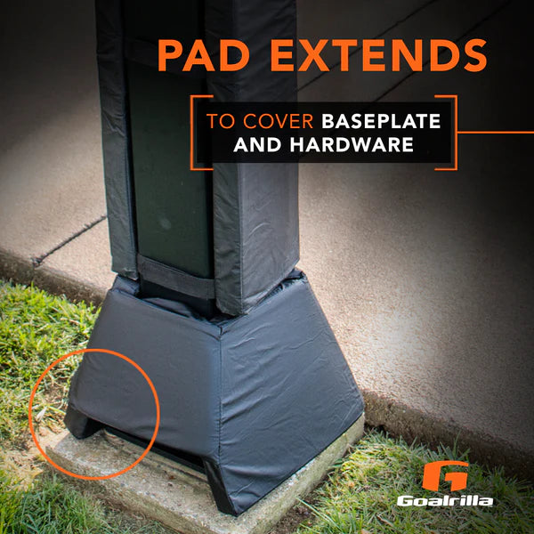 Goalrilla Universal Weatherproof Basketball Pole Pad Extends To Cover Baseplate and Hardware - The Great Escape 