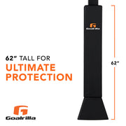 Goalrilla Universal Weatherproof Basketball Pole Pad 62" Tall For Ultimate Protection  - The Great Escape 