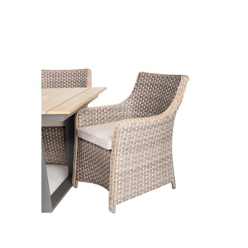 Tacoma 7 Piece Woven Dining Group - The Great Escape